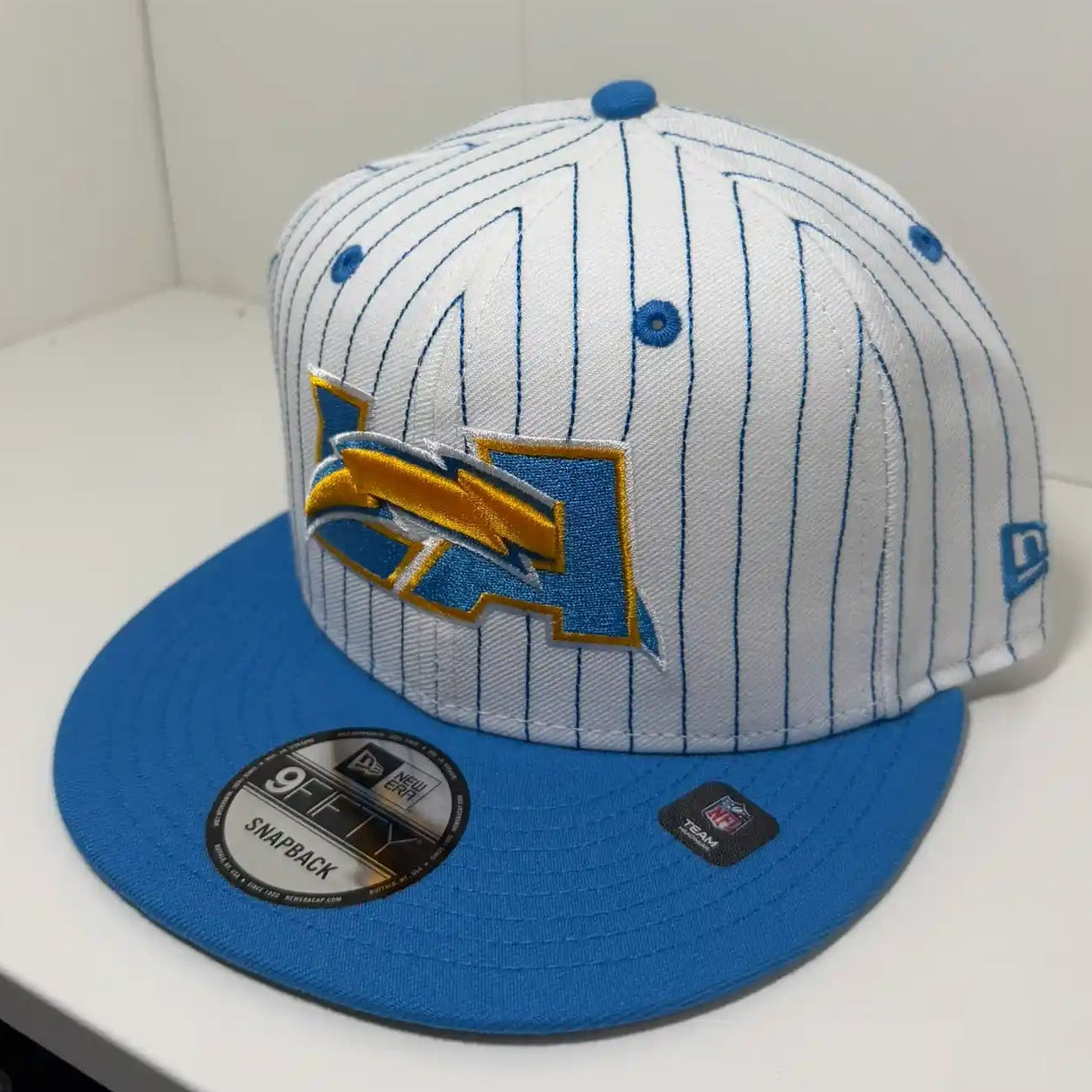 Chargers Cap - Pinstripe Blue Edition