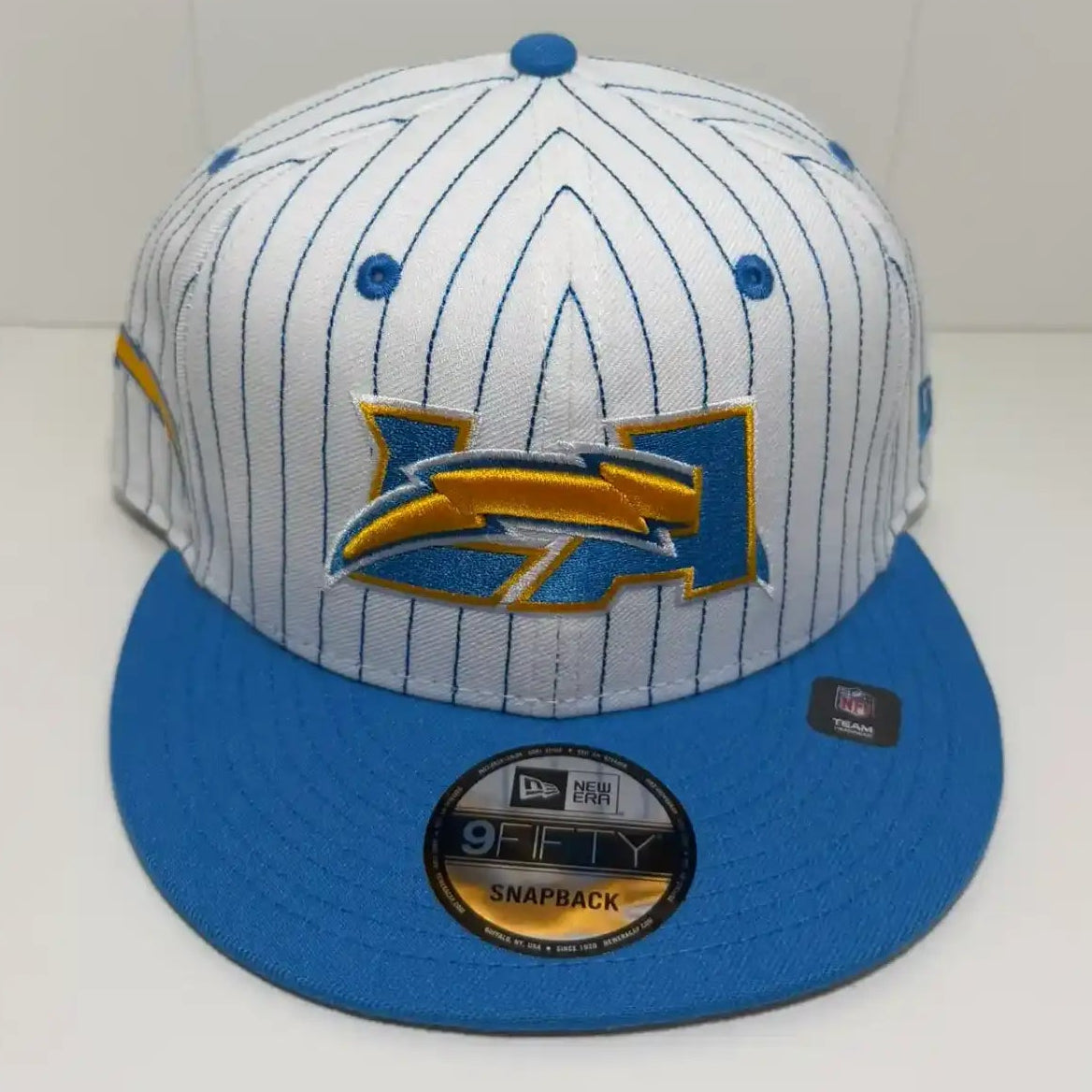 LA Chargers Pinstripe Blue Cap